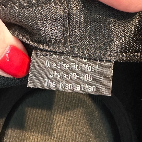 Black Bowler Hat Size Large NWOT - Picture 2 of 8